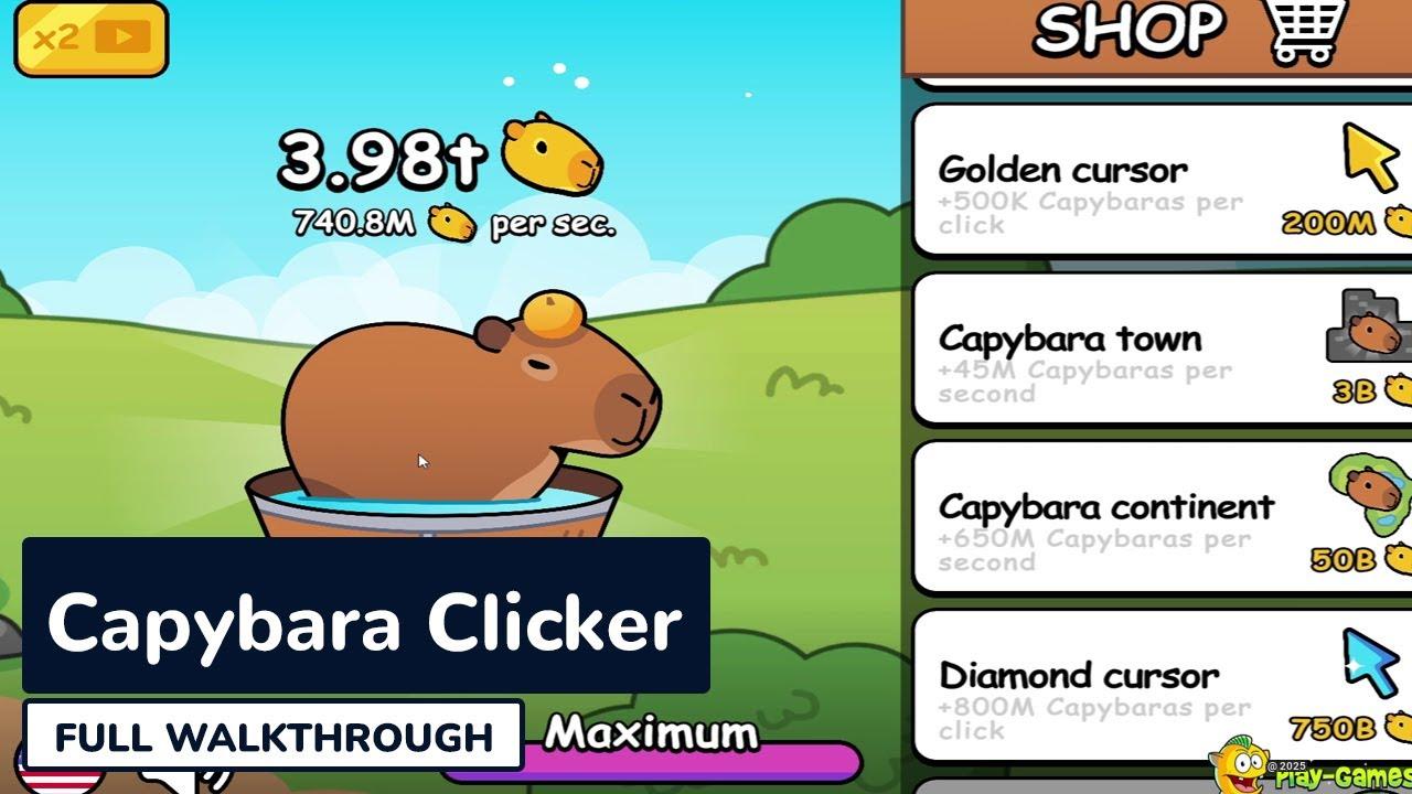 Capybara Clicker 3D